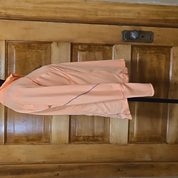 Tangerine Long Sleeve Orange 1/4 Zip Pullover S - Picture 2 of 5